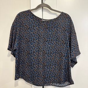 Leopard print blouse